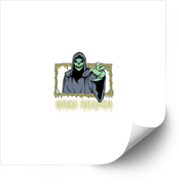 Thumbnail for Grim Reaper Dark Halloween Sticker | Spooky Bold Horror Gothic Vinyl Decal