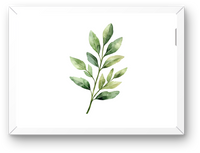 Thumbnail for Green Leaf Branch Wall Art | Minimalist Watercolor Botanical Print | Modern Home Gift